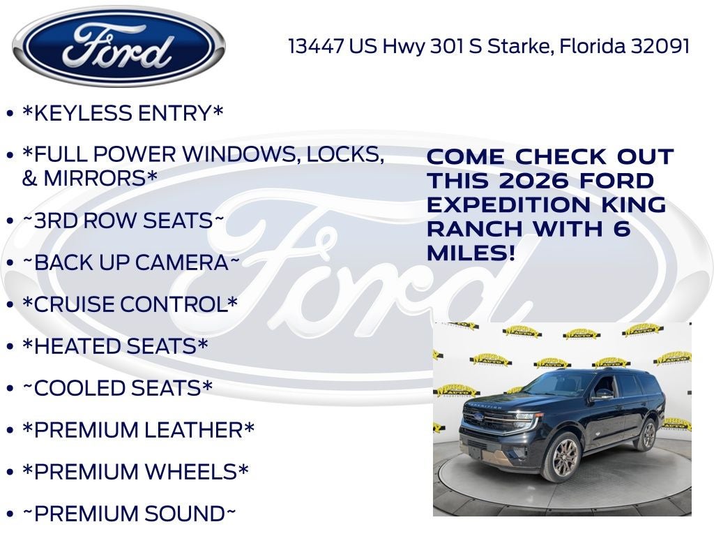 2026 Ford Expedition King Ranch 400A