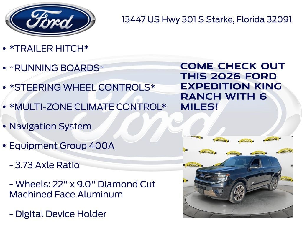 2026 Ford Expedition King Ranch 400A