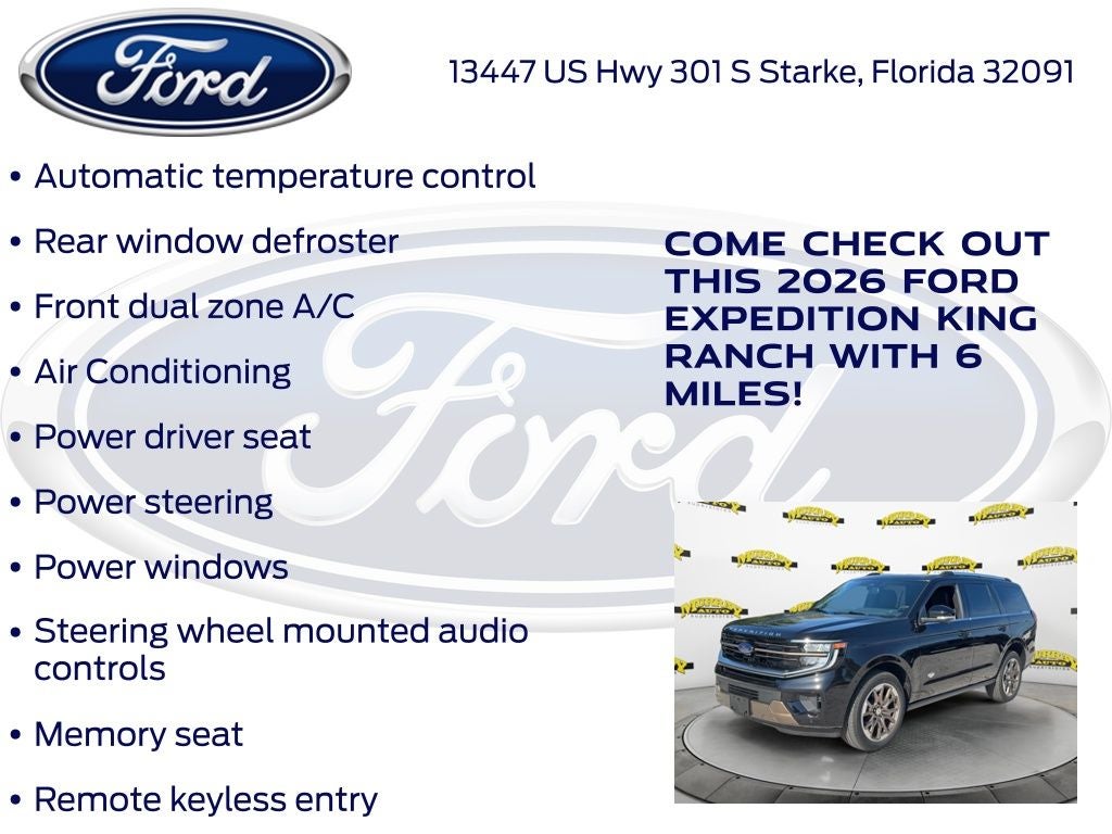 2026 Ford Expedition King Ranch 400A