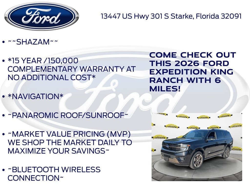 2026 Ford Expedition King Ranch 400A