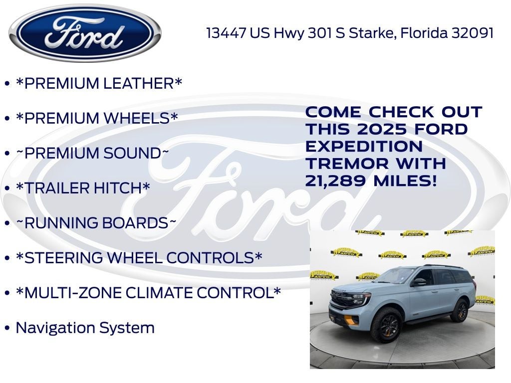 2025 Ford Expedition Tremor