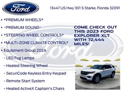 2023 Ford Explorer XLT