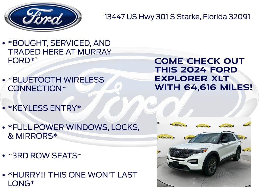 2024 Ford Explorer XLT