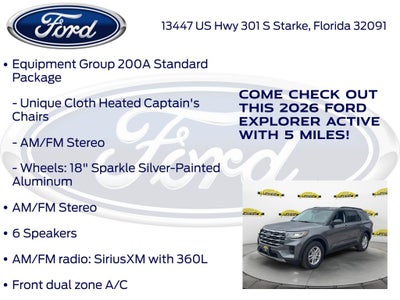 2026 Ford Explorer Active 200A