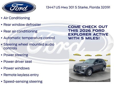 2026 Ford Explorer Active 200A