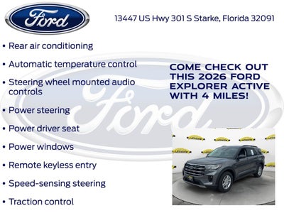 2026 Ford Explorer Active 200A