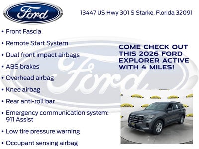 2026 Ford Explorer Active 200A