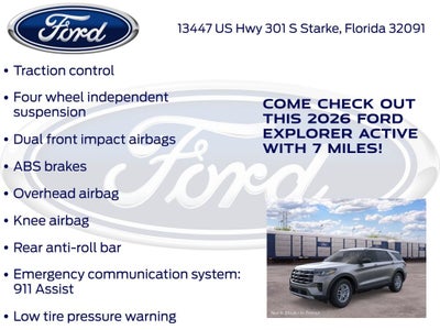 2026 Ford Explorer Active 200A