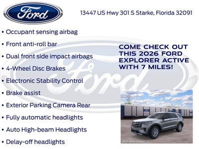2026 Ford Explorer Active 200A