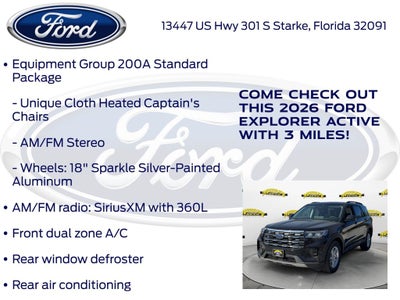 2026 Ford Explorer Active 200A