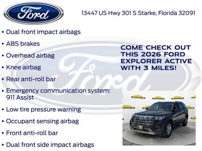 2026 Ford Explorer Active 200A