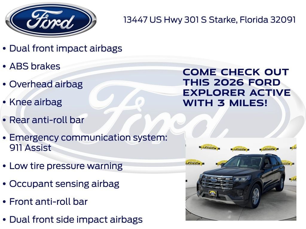 2026 Ford Explorer Active 200A