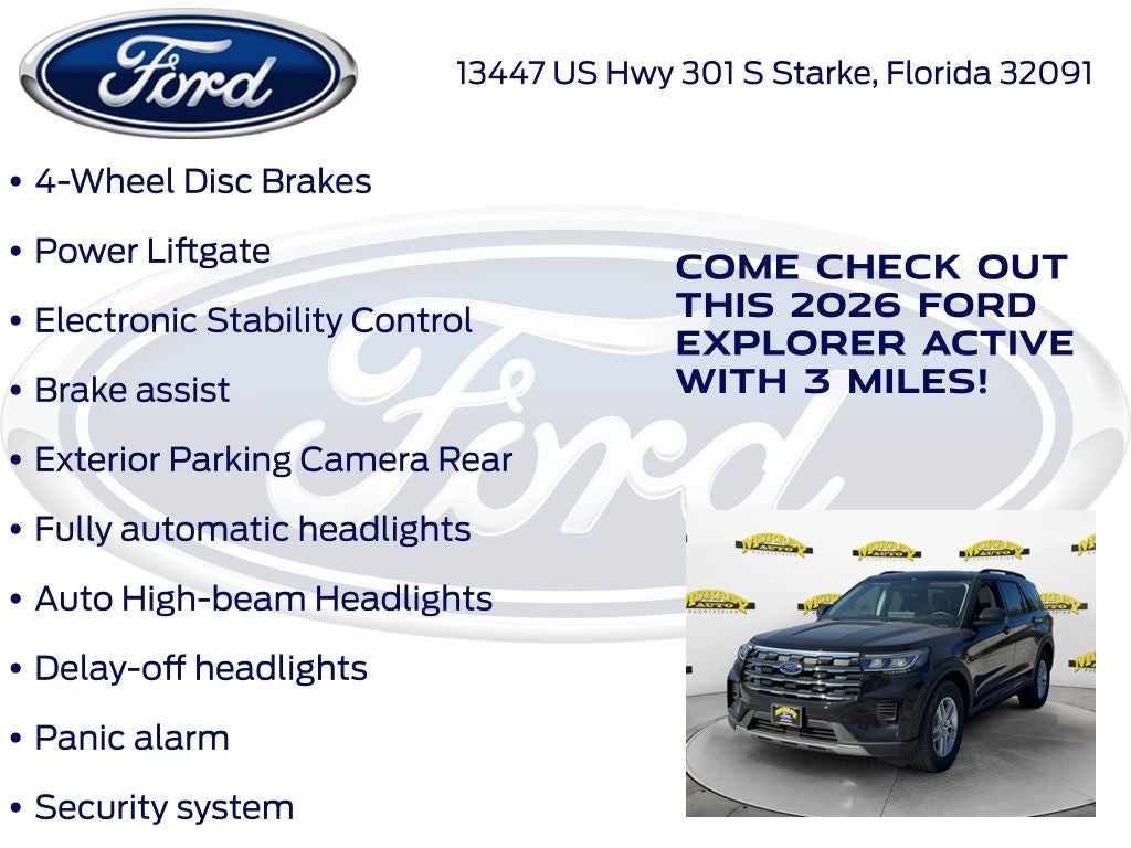 2026 Ford Explorer Active 200A