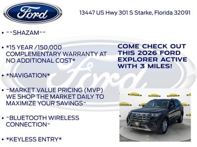 2026 Ford Explorer Active 200A