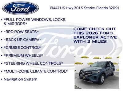 2026 Ford Explorer Active 200A