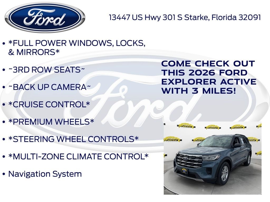 2026 Ford Explorer Active 200A