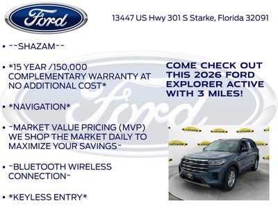 2026 Ford Explorer Active 200A