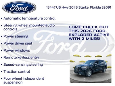 2026 Ford Explorer Active 200A
