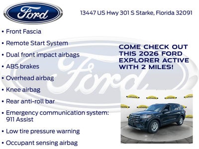 2026 Ford Explorer Active 200A
