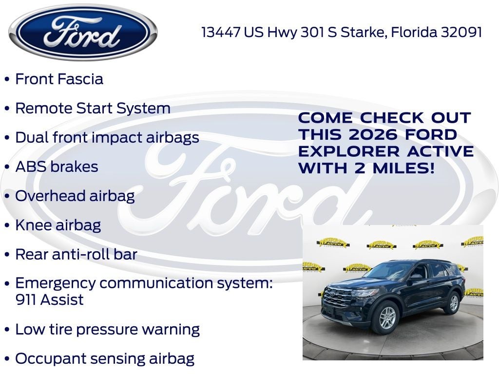 2026 Ford Explorer Active 200A