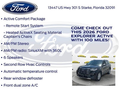 2026 Ford Explorer Active 200A