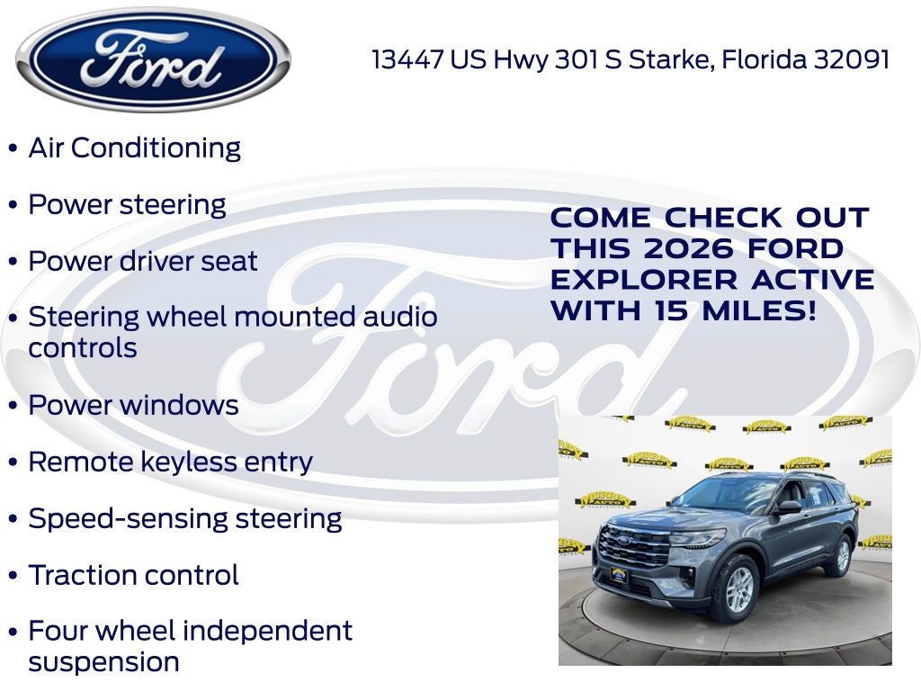 2026 Ford Explorer Active 200A