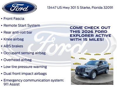 2026 Ford Explorer Active 200A