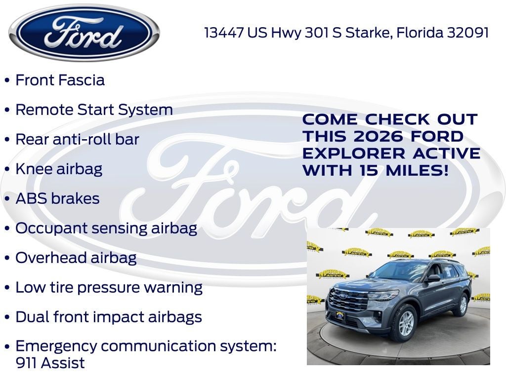 2026 Ford Explorer Active 200A