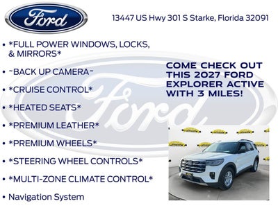 2027 Ford Explorer Active 200A