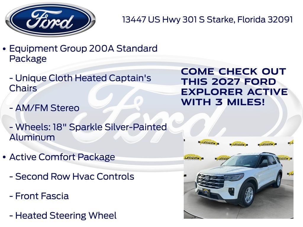 2027 Ford Explorer Active 200A