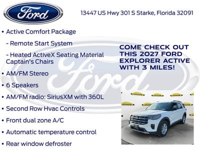 2027 Ford Explorer Active 200A