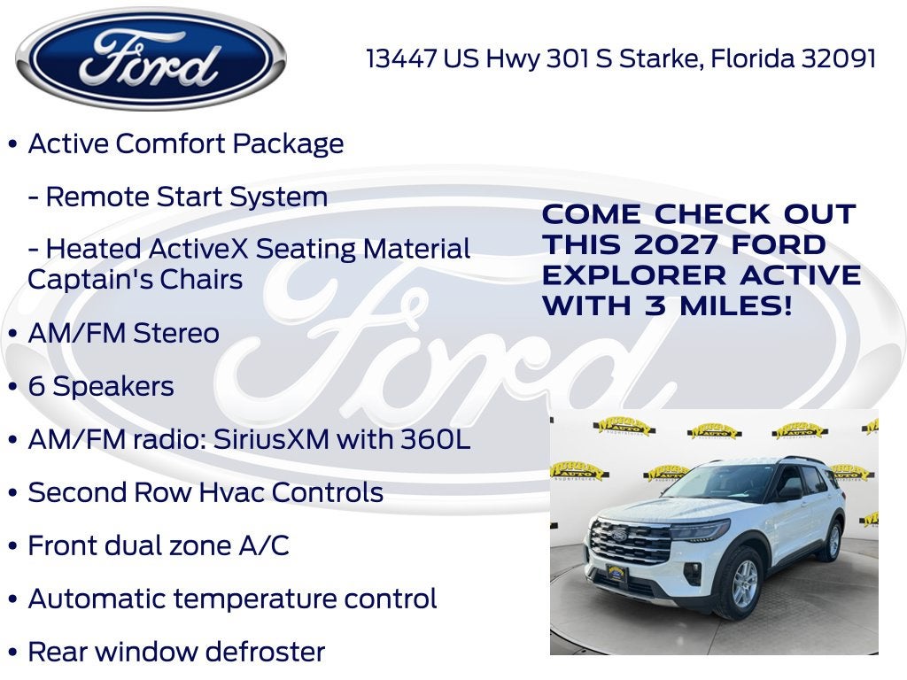 2027 Ford Explorer Active 200A