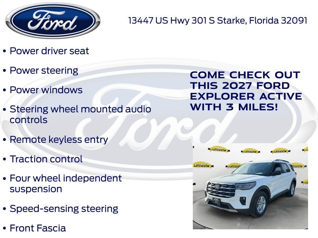 2027 Ford Explorer Active 200A