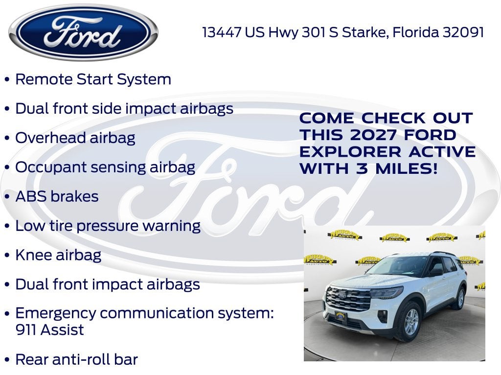 2027 Ford Explorer Active 200A
