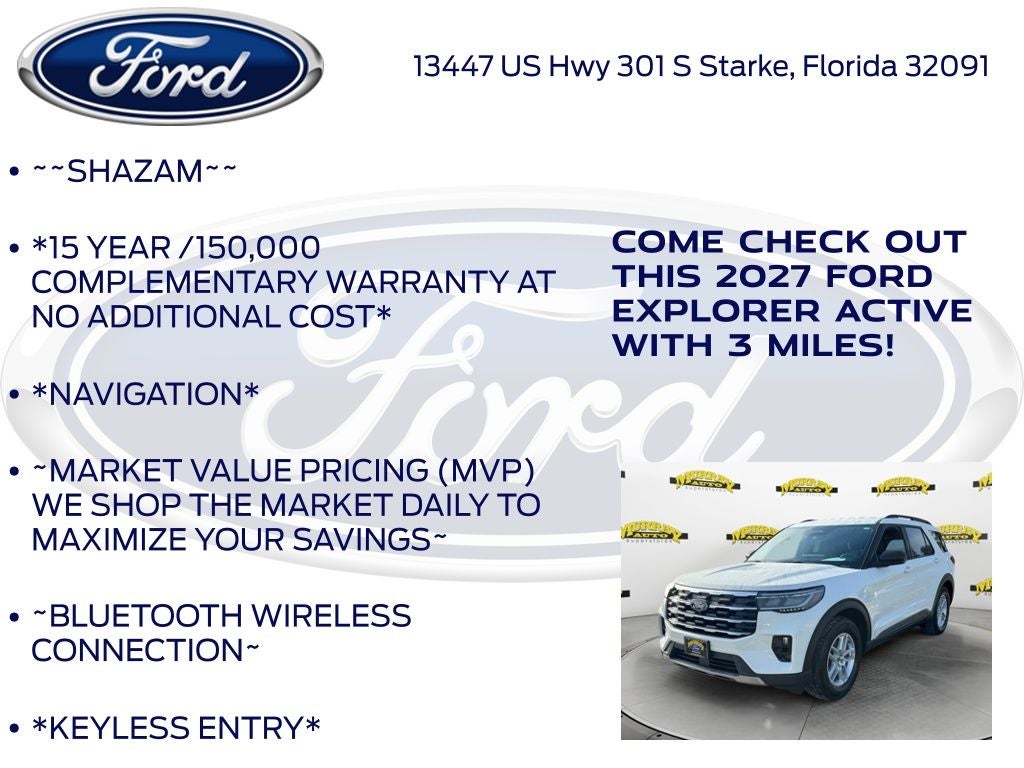 2027 Ford Explorer Active 200A