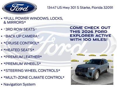 2026 Ford Explorer Active 200A