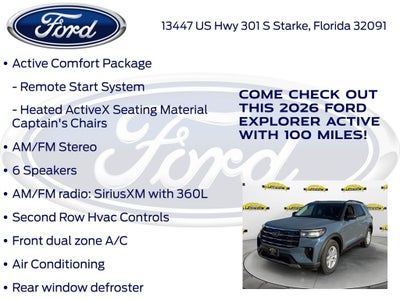 2026 Ford Explorer Active 200A