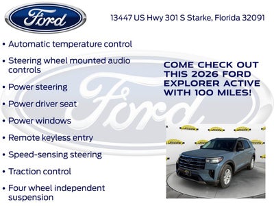 2026 Ford Explorer Active 200A