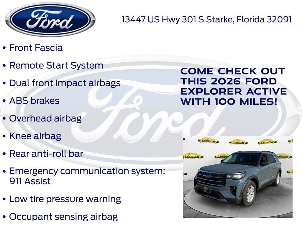 2026 Ford Explorer Active 200A