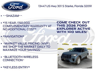 2026 Ford Explorer Active 200A