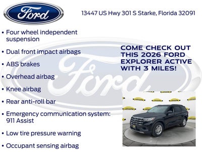 2026 Ford Explorer Active 200A
