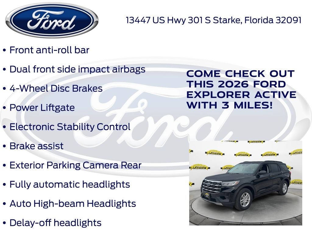 2026 Ford Explorer Active 200A