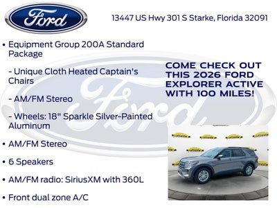 2026 Ford Explorer Active 200A