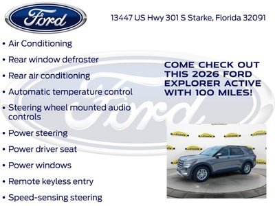 2026 Ford Explorer Active 200A