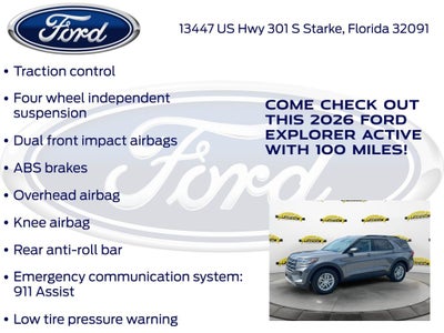 2026 Ford Explorer Active 200A