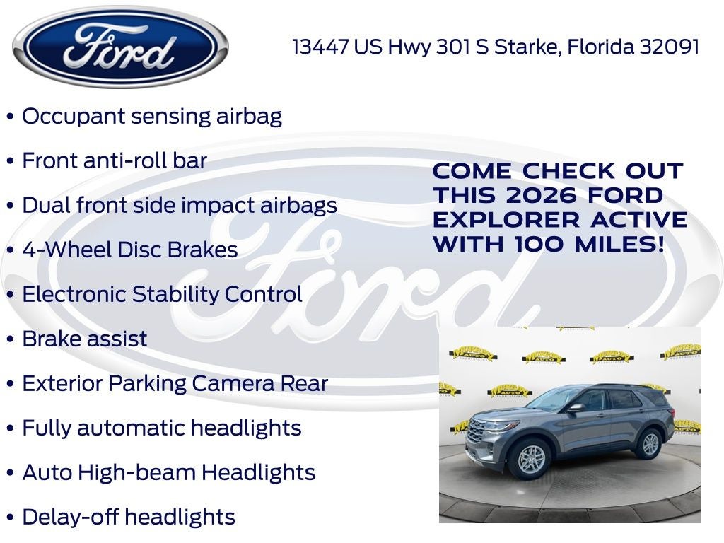 2026 Ford Explorer Active 200A