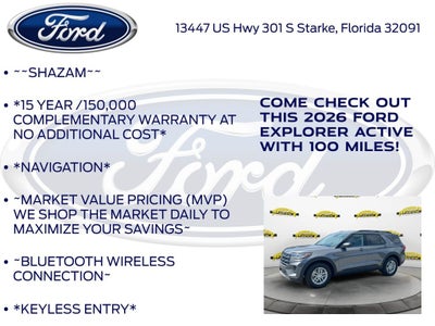 2026 Ford Explorer Active 200A