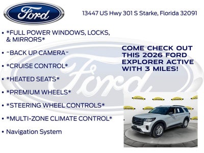 2026 Ford Explorer Active 200A