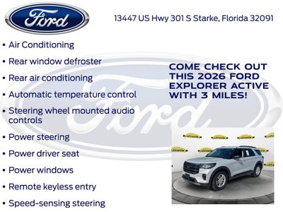 2026 Ford Explorer Active 200A