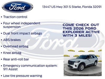 2026 Ford Explorer Active 200A